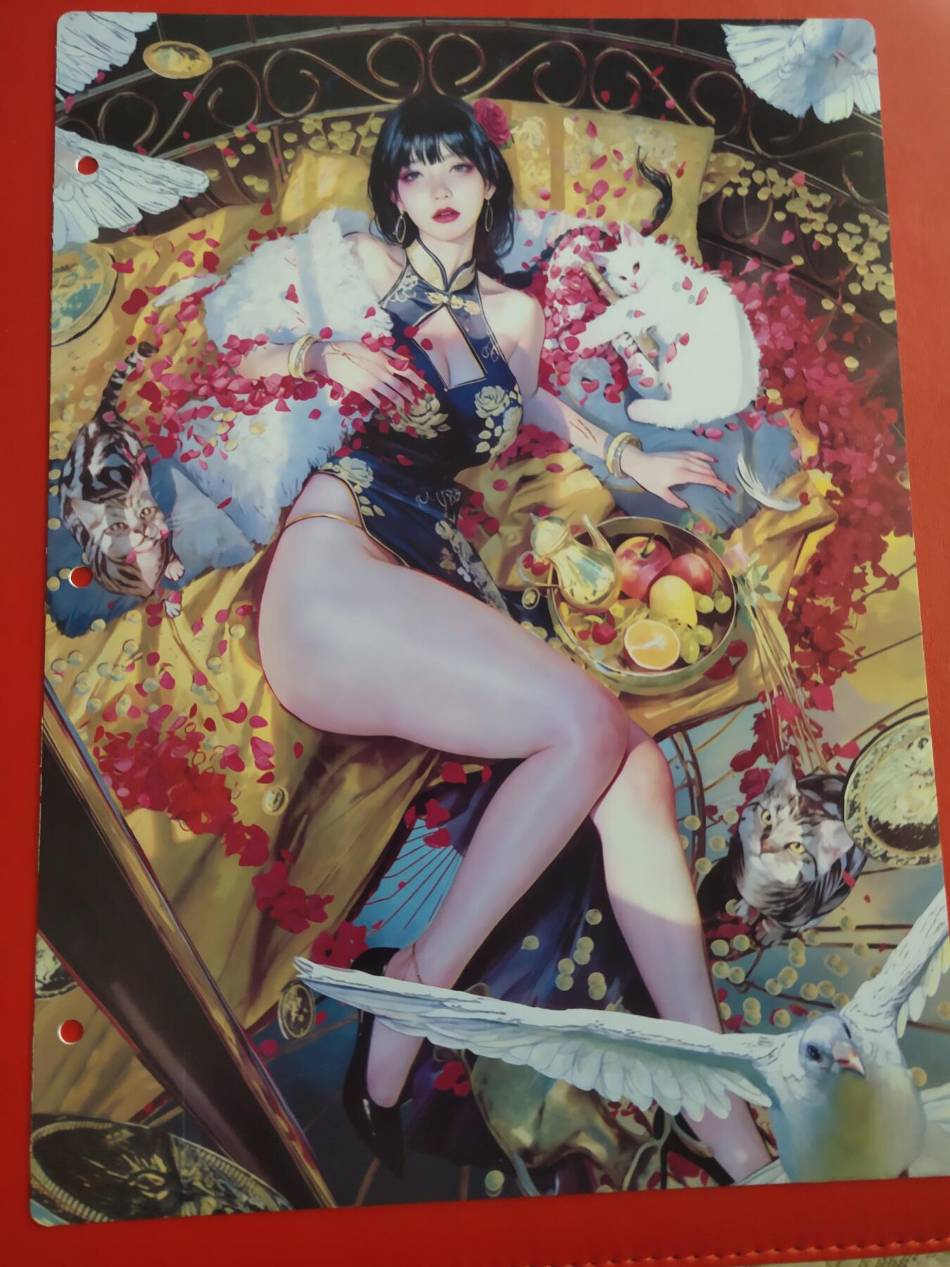 清风卡拍第九期(燎原卡牌为主) 妖姬传九宫卡册挡板一张(李瓶儿)