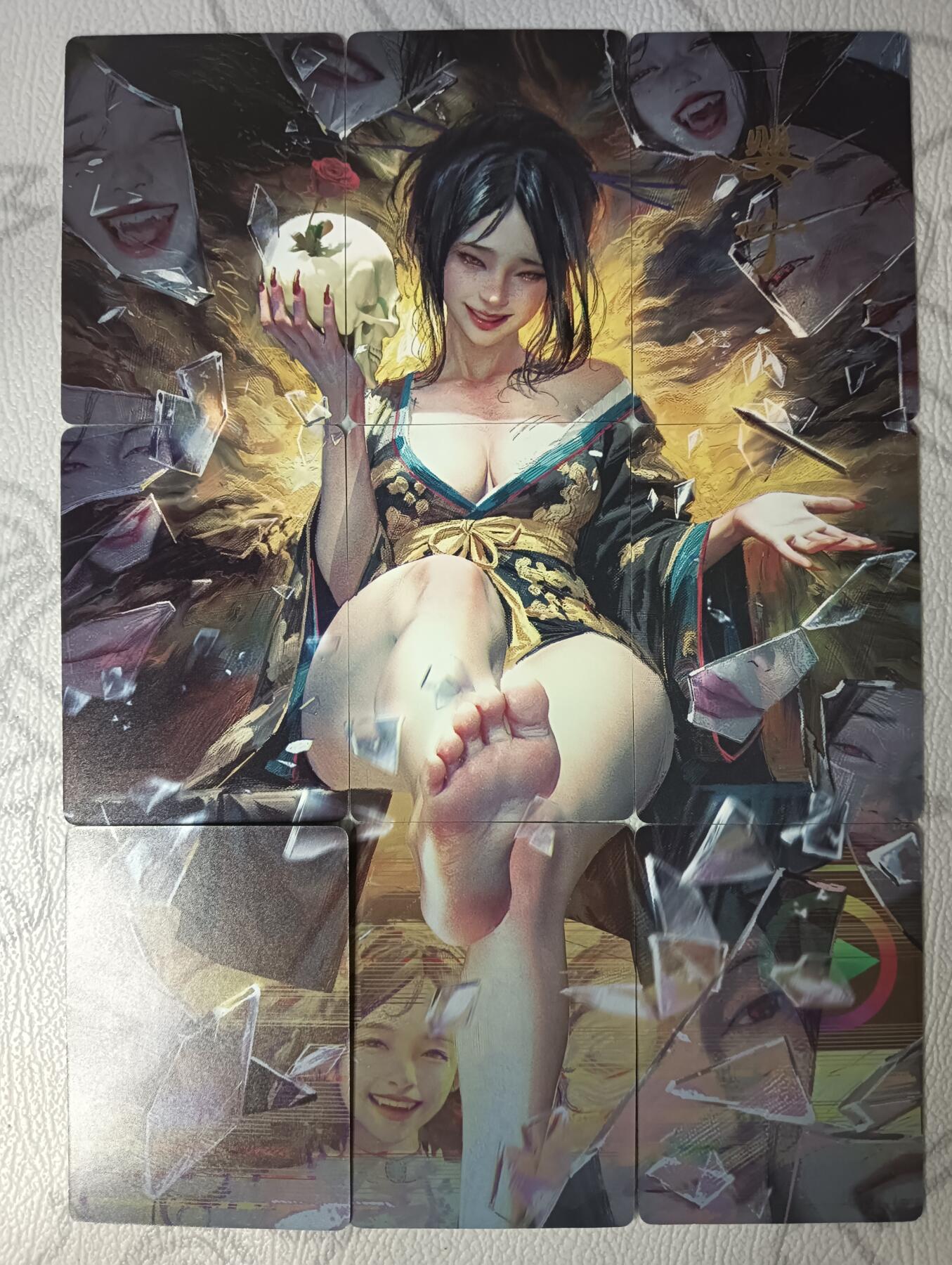 花开卡拍第36期（8月31号周日截拍，品控勿拍!!!拍品不寄存，运费5元，自制卡难免瑕疵，可能存在轻微撞角爆边等出厂瑕疵，品控介意勿拍！）