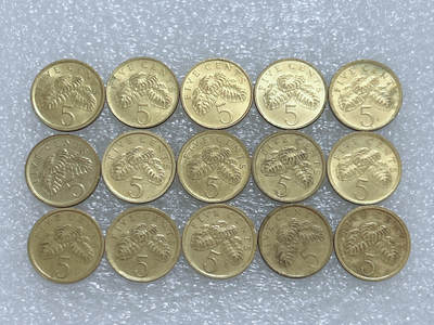 第一海外回流一元起拍收藏 散集专场  第240期 - 新加坡5分国家大剧院 15枚