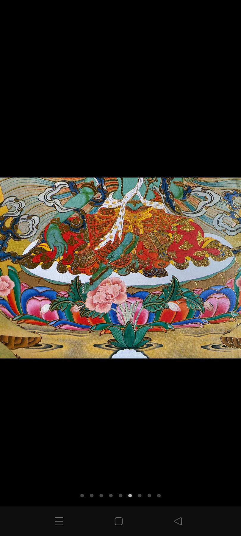 老寺庙拆迁偶得唐卡画，绢丝，手绘，精美绝伦，用料考究，做工精致，庙宇供奉多載，已开光，请回家吧，摆设供奉，镇宅辟邪，永世平安！