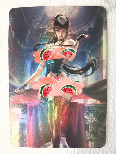 花开卡拍第36期（8月31号周日截拍，品控勿拍!!!拍品不寄存，运费5元，自制卡难免瑕疵，可能存在轻微撞角爆边等出厂瑕疵，品控介意勿拍！） - 约尔夫人艺术卡 彩闪