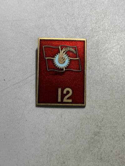 远东徽章小铺8月31日周日晚上九点结束 - 日本共产党12次代表大会
