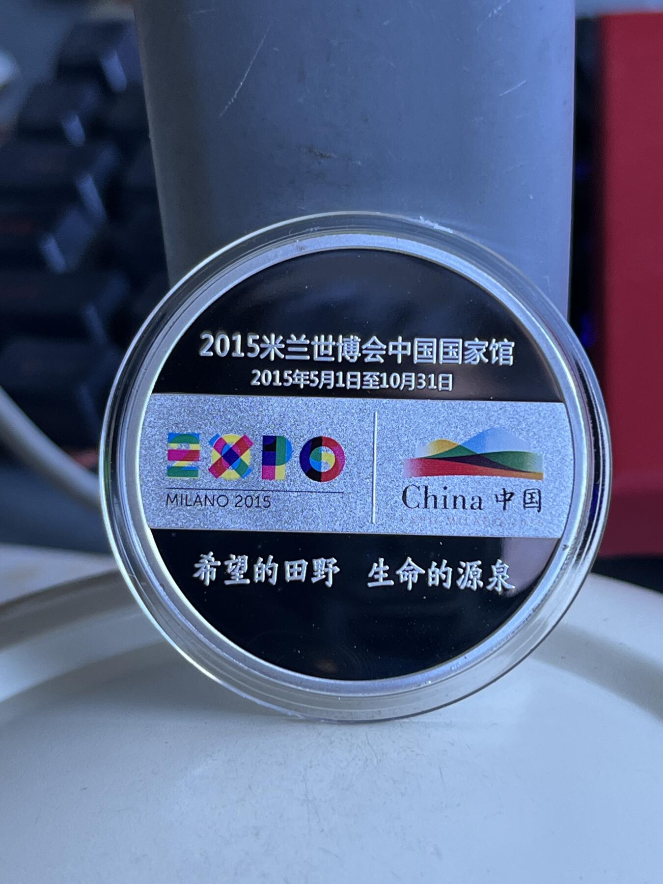 第173期拍卖【长期征集拍品】 2015年意大利米兰世博会中国馆官方授权商品中国功夫纪念章一对