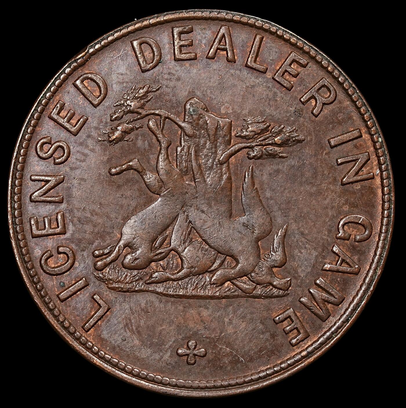 修遠堂世界钱币第八十二期 1852年英国诺维奇代用币 token 带光