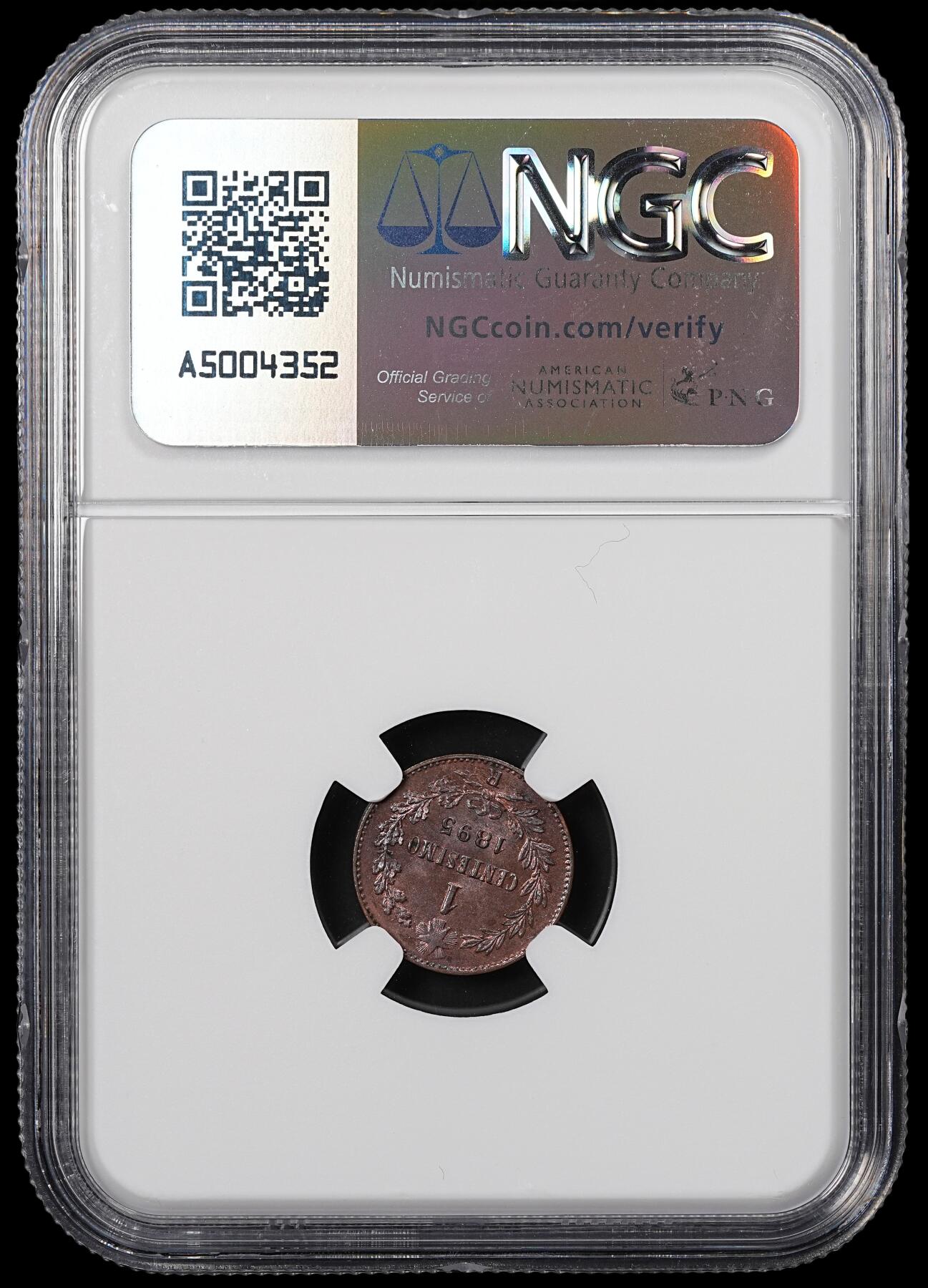 修遠堂世界钱币第八十二期 NGC MS64BN 1895年意大利1分铜币