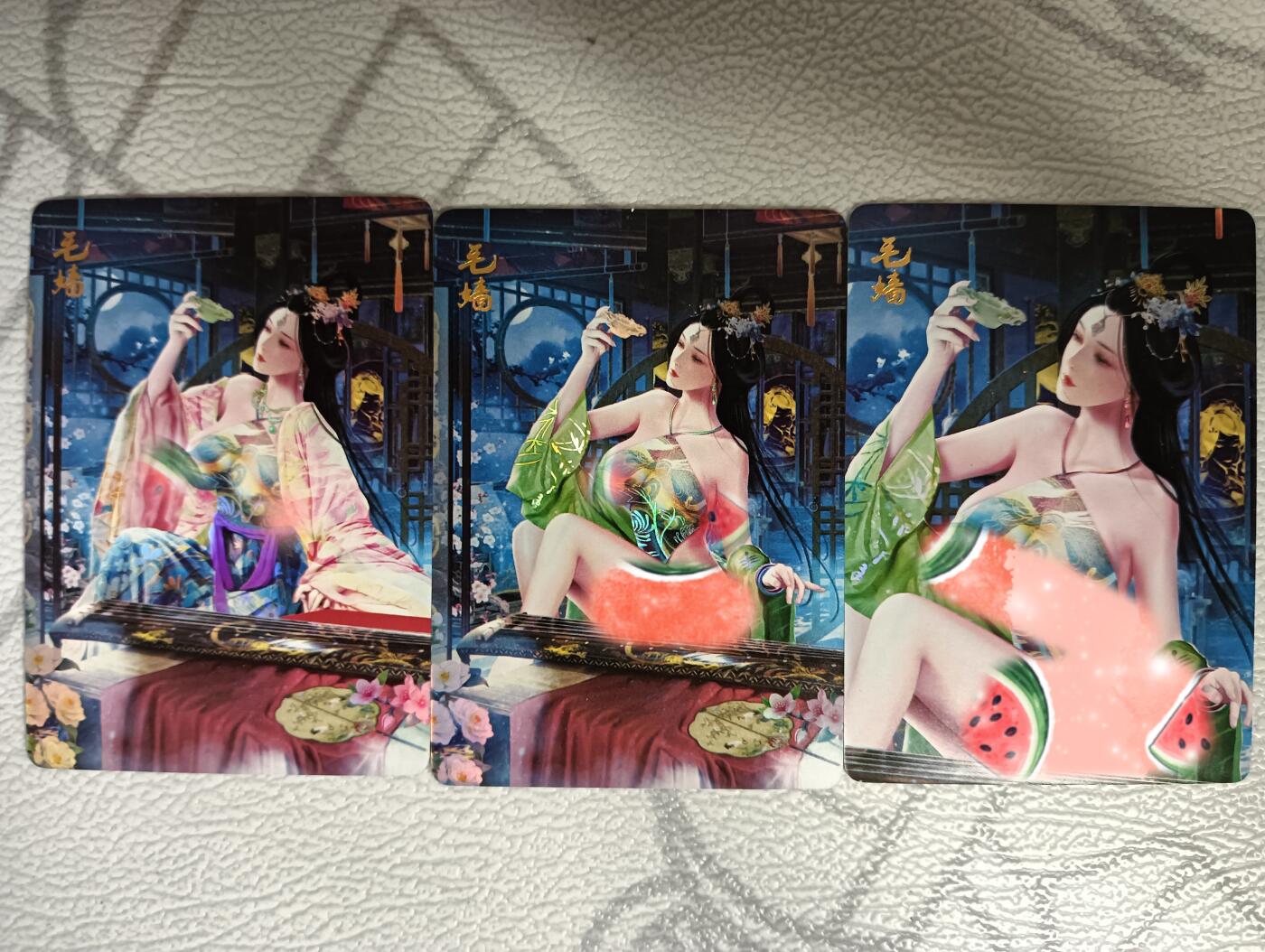 花开卡拍第36期（8月31号周日截拍，品控勿拍!!!拍品不寄存，运费5元，自制卡难免瑕疵，可能存在轻微撞角爆边等出厂瑕疵，品控介意勿拍！）