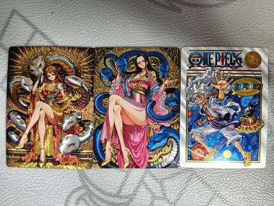 花开卡拍第36期（8月31号周日截拍，品控勿拍!!!拍品不寄存，运费5元，自制卡难免瑕疵，可能存在轻微撞角爆边等出厂瑕疵，品控介意勿拍！） - 奇点卡牌 娜美 罗宾 路飞