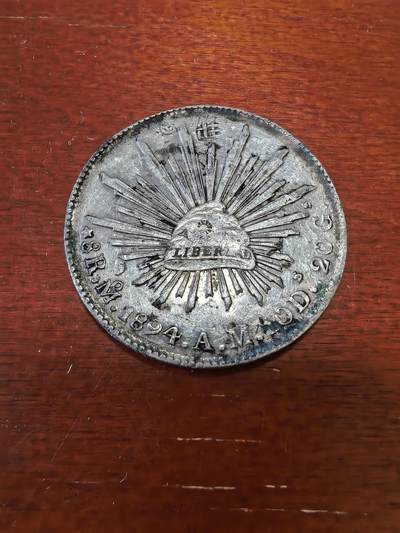 长老汇蛇年精选第四十二场拍卖 - 1894Mo AM墨西哥8R鹰洋，墨西哥城造币厂，有戳