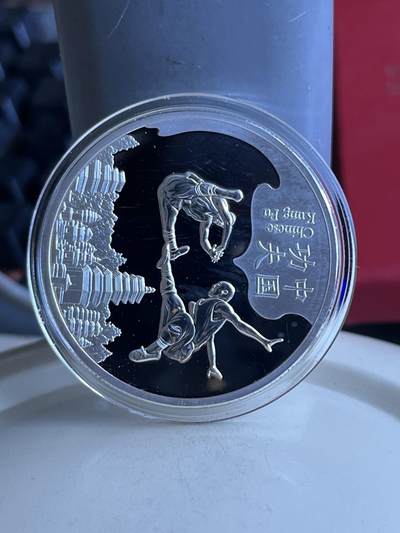 第173期拍卖【长期征集拍品】 - 2015年意大利米兰世博会中国馆官方授权商品中国功夫纪念章一对