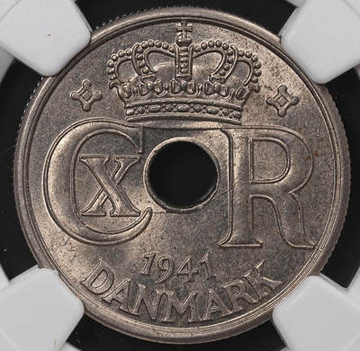 修遠堂世界钱币第八十二期 - NGC MS64 1941年法罗群岛25欧尔 亚军分