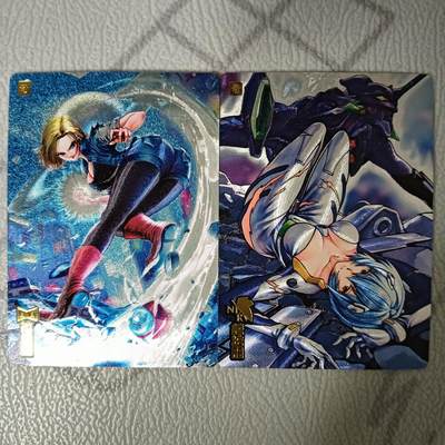 花开卡拍第36期（8月31号周日截拍，品控勿拍!!!拍品不寄存，运费5元，自制卡难免瑕疵，可能存在轻微撞角爆边等出厂瑕疵，品控介意勿拍！） - 奇点卡牌 十八号 凌波丽 粗闪