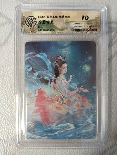 花开卡拍第36期（8月31号周日截拍，品控勿拍!!!拍品不寄存，运费5元，自制卡难免瑕疵，可能存在轻微撞角爆边等出厂瑕疵，品控介意勿拍！） - 燎原西游礼盒 万圣公主10分 彩闪评级卡