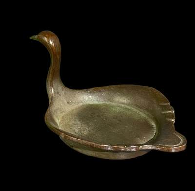 小天鹅笔掭笔洗古玩仿古工艺品 - 小天鹅笔掭笔洗古玩仿古工艺品