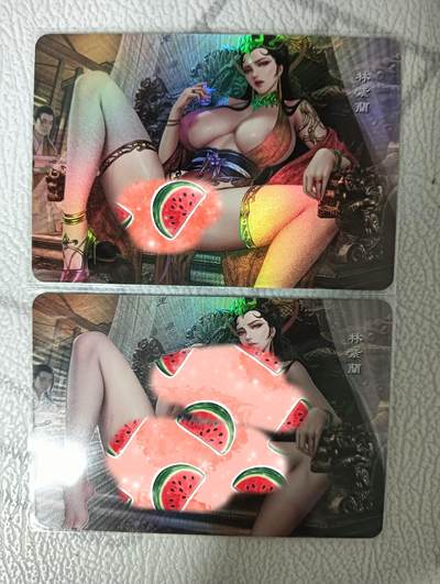 花开卡拍第36期（8月31号周日截拍，品控勿拍!!!拍品不寄存，运费5元，自制卡难免瑕疵，可能存在轻微撞角爆边等出厂瑕疵，品控介意勿拍！） - 嘎嘎鸭 艺术版对卡