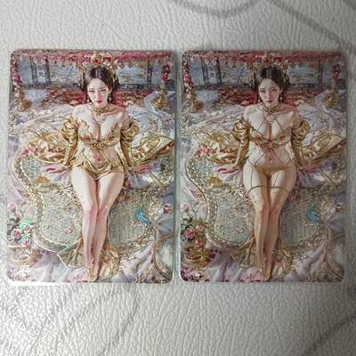 花开卡拍第36期（8月31号周日截拍，品控勿拍!!!拍品不寄存，运费5元，自制卡难免瑕疵，可能存在轻微撞角爆边等出厂瑕疵，品控介意勿拍！） - 1.妖姬传 铁扇公主 幻普2张