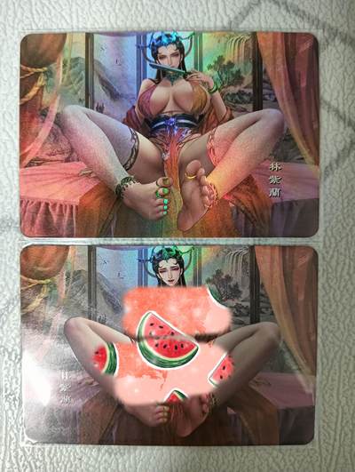 花开卡拍第36期（8月31号周日截拍，品控勿拍!!!拍品不寄存，运费5元，自制卡难免瑕疵，可能存在轻微撞角爆边等出厂瑕疵，品控介意勿拍！） - 嘎嘎鸭 特藏对卡 彩闪