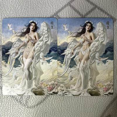 花开卡拍第36期（8月31号周日截拍，品控勿拍!!!拍品不寄存，运费5元，自制卡难免瑕疵，可能存在轻微撞角爆边等出厂瑕疵，品控介意勿拍！） - 妖姬传 精卫 幻普2张