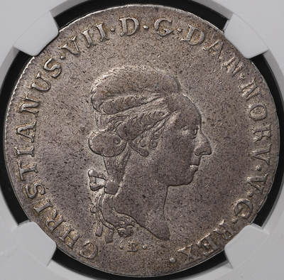 修遠堂世界钱币第八十二期 - NGC VF30 1797年丹麦1 SD大银币 少见品种 书价VF品相价500美金