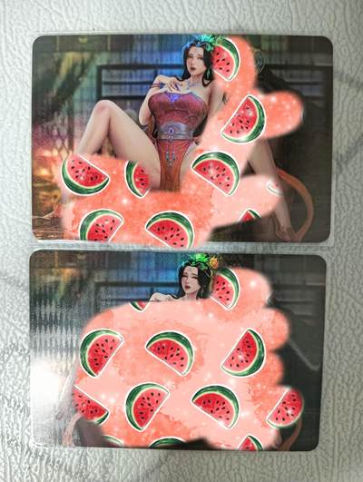 花开卡拍第36期（8月31号周日截拍，品控勿拍!!!拍品不寄存，运费5元，自制卡难免瑕疵，可能存在轻微撞角爆边等出厂瑕疵，品控介意勿拍！） - 嘎嘎鸭 艺术版对卡