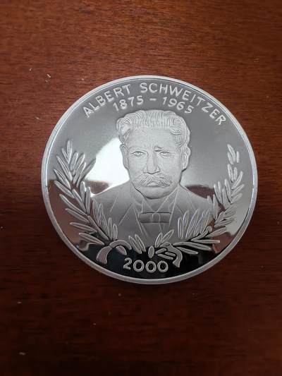 长老汇蛇年精选第四十二场拍卖 - 2000多哥施韦泽1000法郎精制银币，15克999银，2950枚