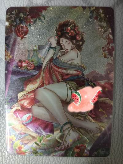 花开卡拍第36期（8月31号周日截拍，品控勿拍!!!拍品不寄存，运费5元，自制卡难免瑕疵，可能存在轻微撞角爆边等出厂瑕疵，品控介意勿拍！） - 玲姐花神粗闪5