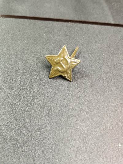 新时代收藏徽章红藏拍卖(第二十五场)  徽章纸品证书杂项 - 苏联m69士兵野战帽徽