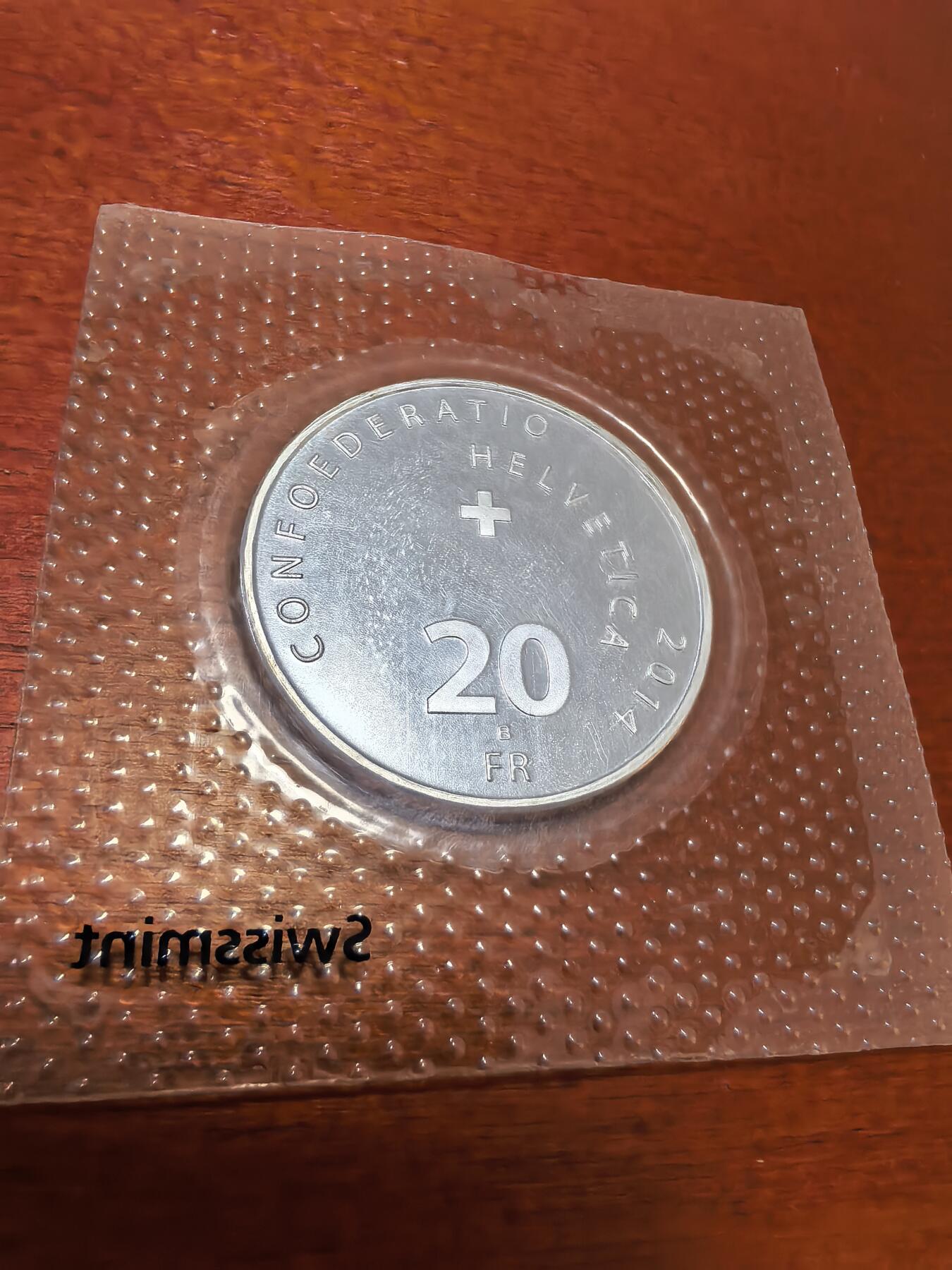长老汇蛇年精选第四十二场拍卖 2014瑞士杰森纸牌游戏20银币