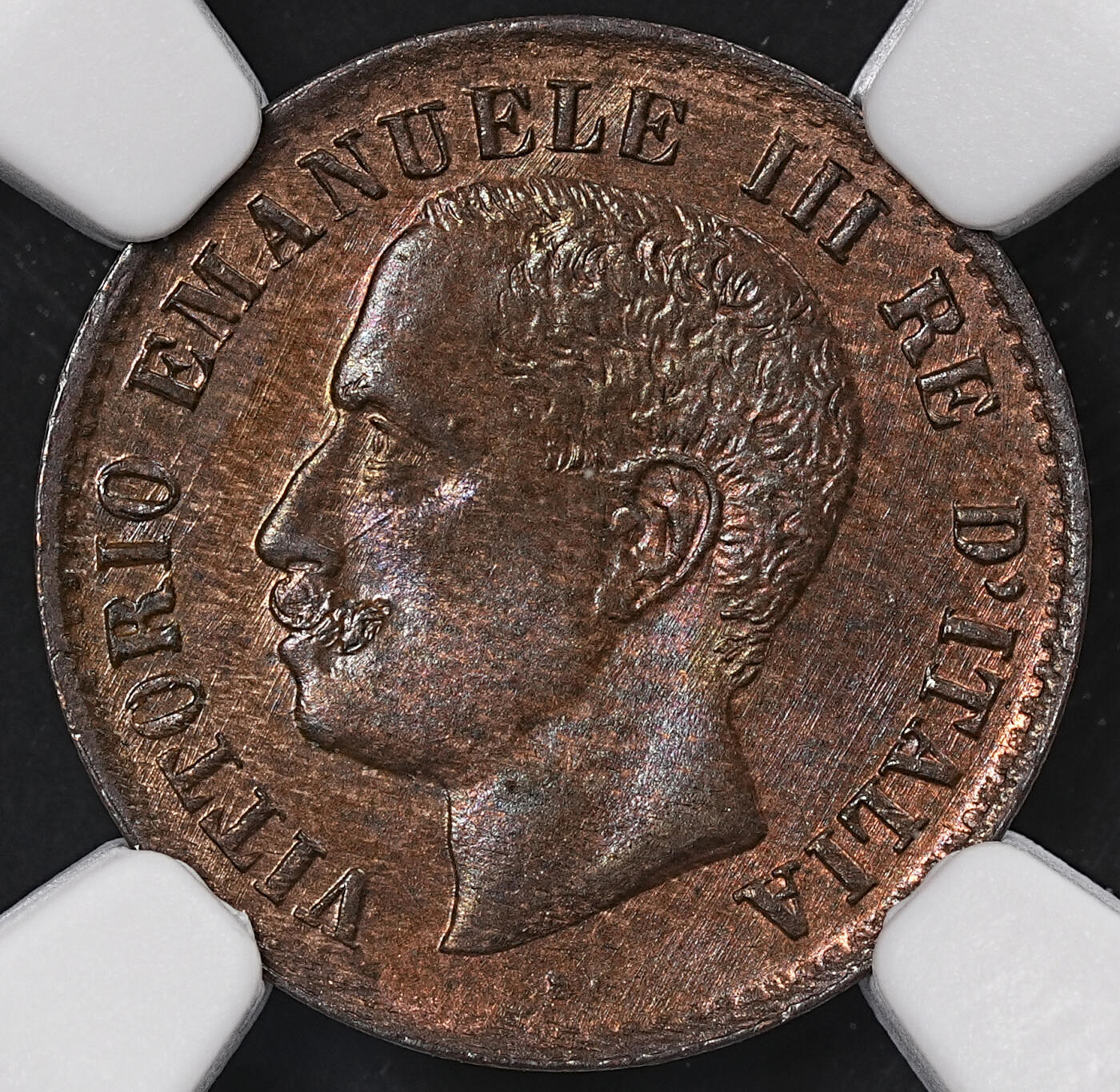 修遠堂世界钱币第八十二期 NGC MS64BN 1904年意大利1分铜币