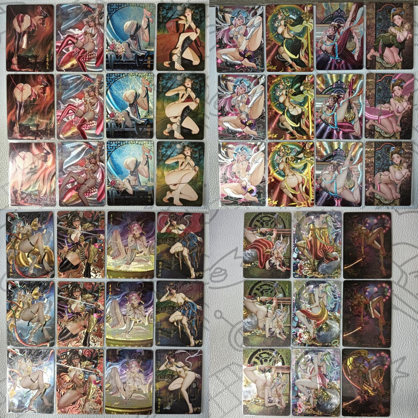 花开卡拍第36期（8月31号周日截拍，品控勿拍!!!拍品不寄存，运费5元，自制卡难免瑕疵，可能存在轻微撞角爆边等出厂瑕疵，品控介意勿拍！）