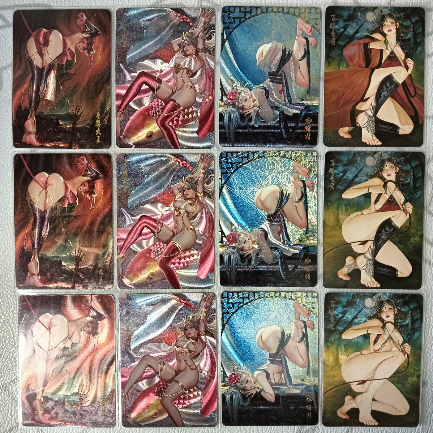 花开卡拍第36期（8月31号周日截拍，品控勿拍!!!拍品不寄存，运费5元，自制卡难免瑕疵，可能存在轻微撞角爆边等出厂瑕疵，品控介意勿拍！）