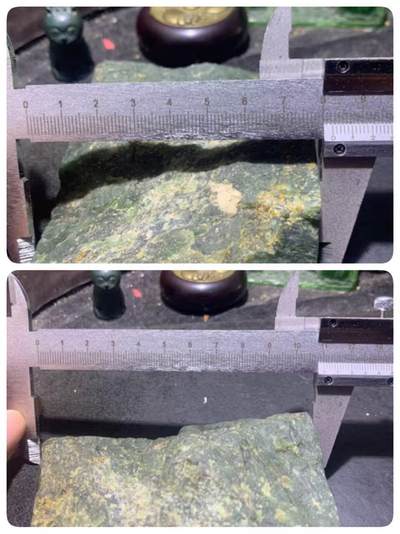 天然原皮和田玉碧玉原石一颗， 天然原皮和田玉碧玉原石一颗，