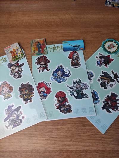 卡迷第6期，清仓 暗黑童话 贴纸 
