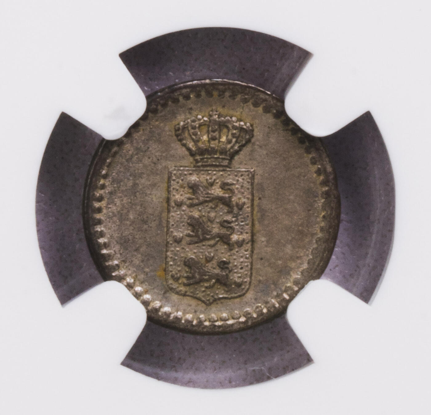 NGC-MS61 1837丹属西印度2SK银币 原光
