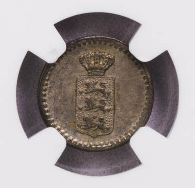 NGC-MS61 1837丹属西印度2SK银币 原光 - NGC-MS61 1837丹属西印度2SK银币 原光