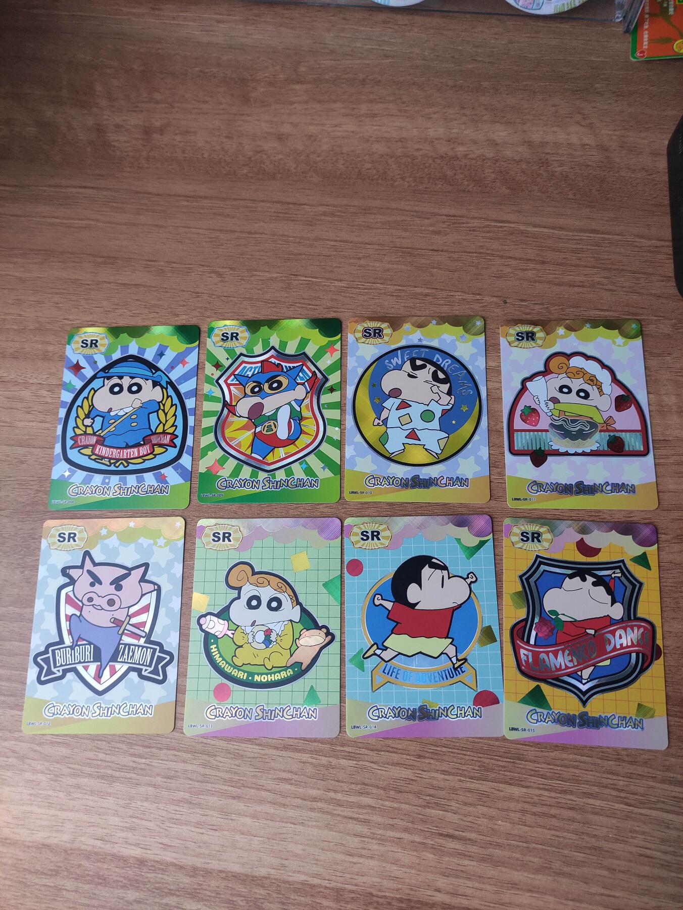 卡迷第6期，清仓 万乐卡 蜡笔小新 SR八张