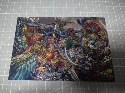 奇点卡牌专场 品控 放大镜 勿拍 卡牌出厂品质不包厂瑕 全部套膜 严禁小号顶价 大家放心拍 无佣金 公益场  - 奇点卡牌 天下归心 多吉 狮驼岭大卡