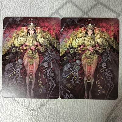 花开卡拍第36期（8月31号周日截拍，品控勿拍!!!拍品不寄存，运费5元，自制卡难免瑕疵，可能存在轻微撞角爆边等出厂瑕疵，品控介意勿拍！） - 妖姬传 精绝公主 幻普2张