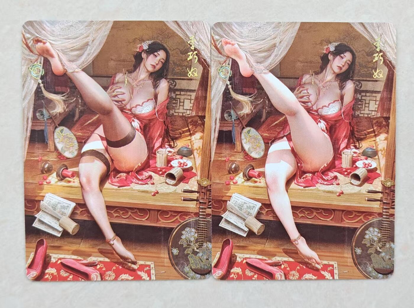 花开卡拍第36期（8月31号周日截拍，品控勿拍!!!拍品不寄存，运费5元，自制卡难免瑕疵，可能存在轻微撞角爆边等出厂瑕疵，品控介意勿拍！）