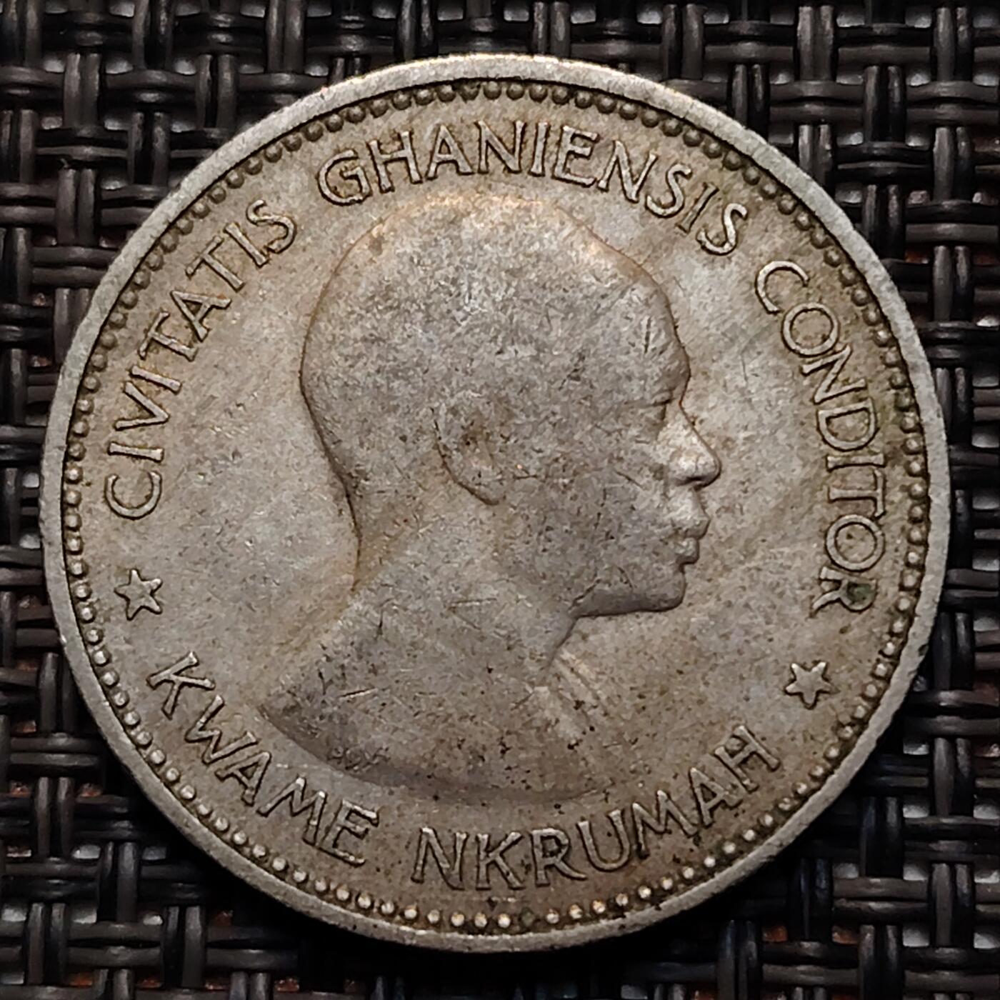 布加迪🐬～世界钱币(上海)🌾第 238 期 /  各国套币和散币 加纳🇬🇭 1958年 2先令
