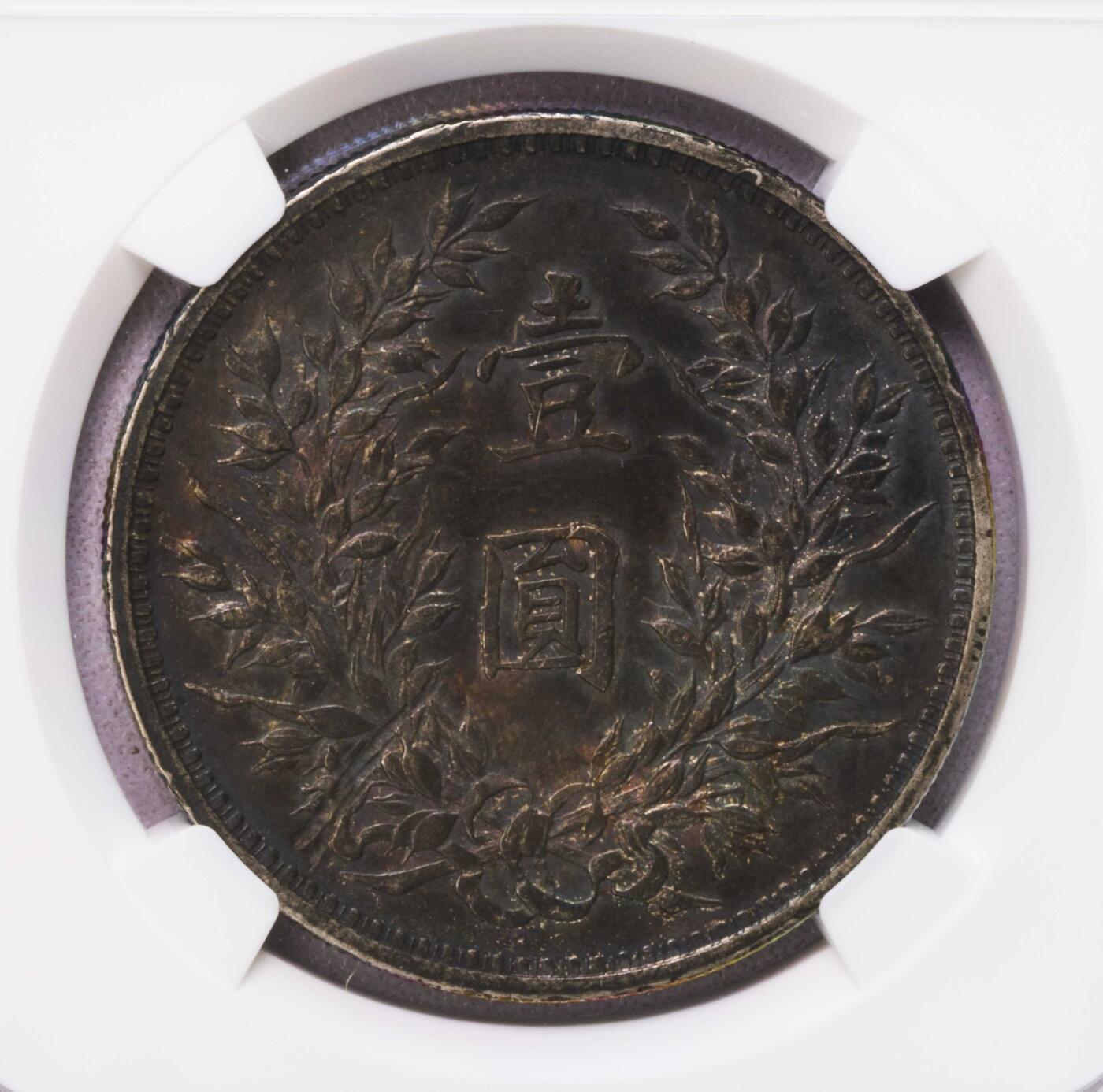 NGC-MINT ERROR MS61 袁像大头九年精发 黑彩错版
