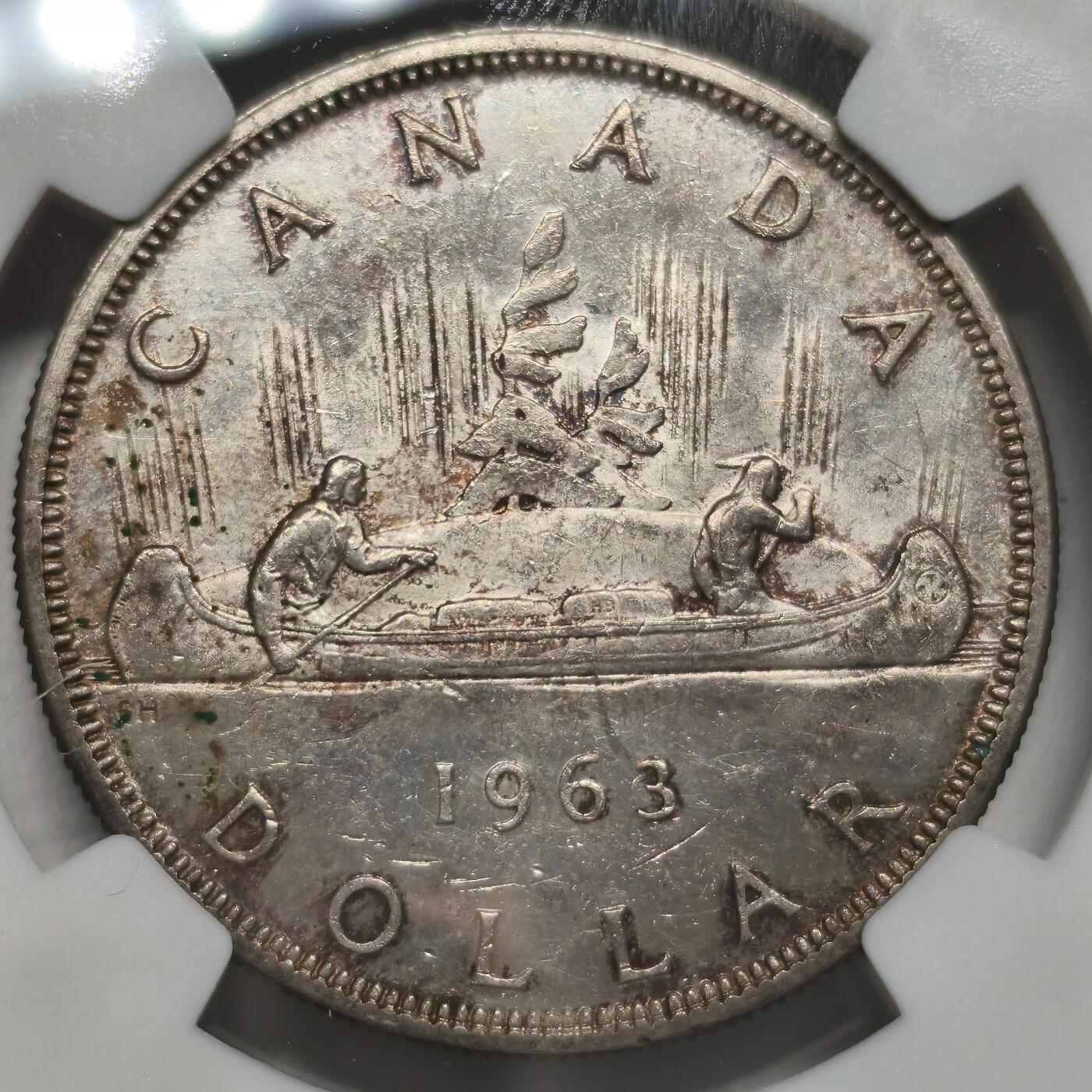 老蟹的宝藏🏴‍☠️ I 加拿大1963年1元银币