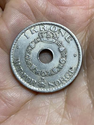 2025年第八十四场(总第一百一十场）外国好品散币(免佣金) - 挪威🇳🇴1949年1克朗(哈康七世时期，第二版)