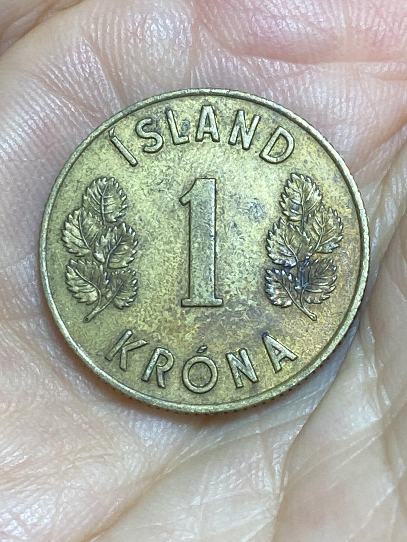 2025年第八十四场(总第一百一十场）外国好品散币(免佣金) 冰岛🇮🇸1965年1克朗