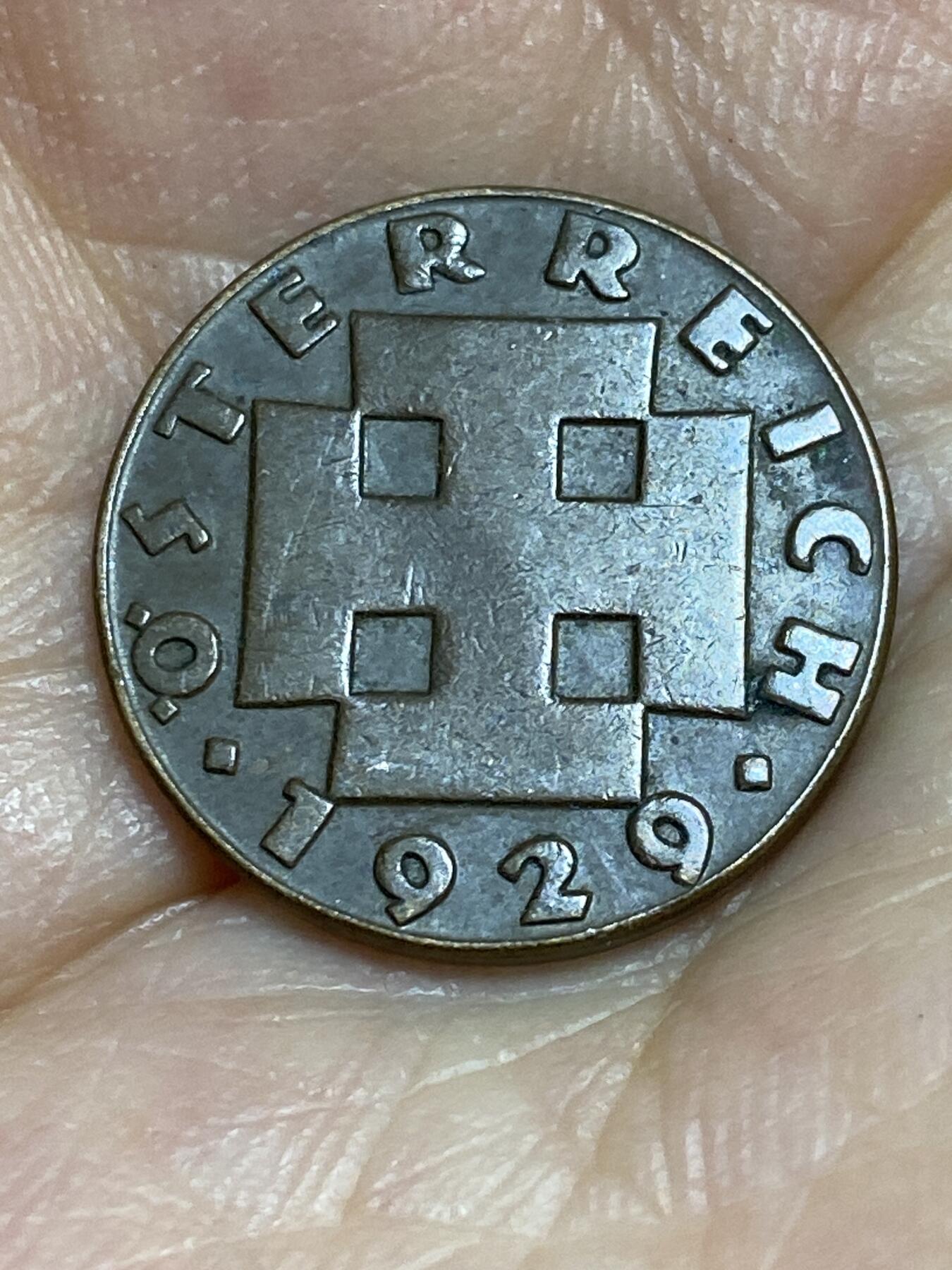 2025年第八十四场(总第一百一十场）外国好品散币(免佣金) 奥地利🇦🇹1929年2格罗申(共和国时期第二套)