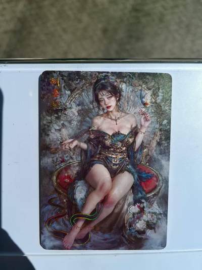 龙虎卡牌第五十三场 （无佣金，满120包邮，欢迎送拍） - 幻彩普卡 燎原 妖姬传 胡喜媚（普通服饰）