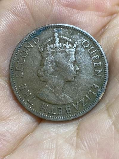 2025年第八十四场(总第一百一十场）外国好品散币(免佣金) 英属塞浦路斯1955年5米尔(伊丽莎白二世青年带冠，首发年仅发行2年)