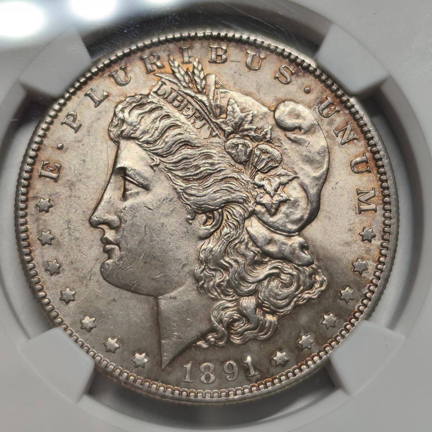 老蟹的宝藏🏴‍☠️ I 美国1891S摩根1元银币