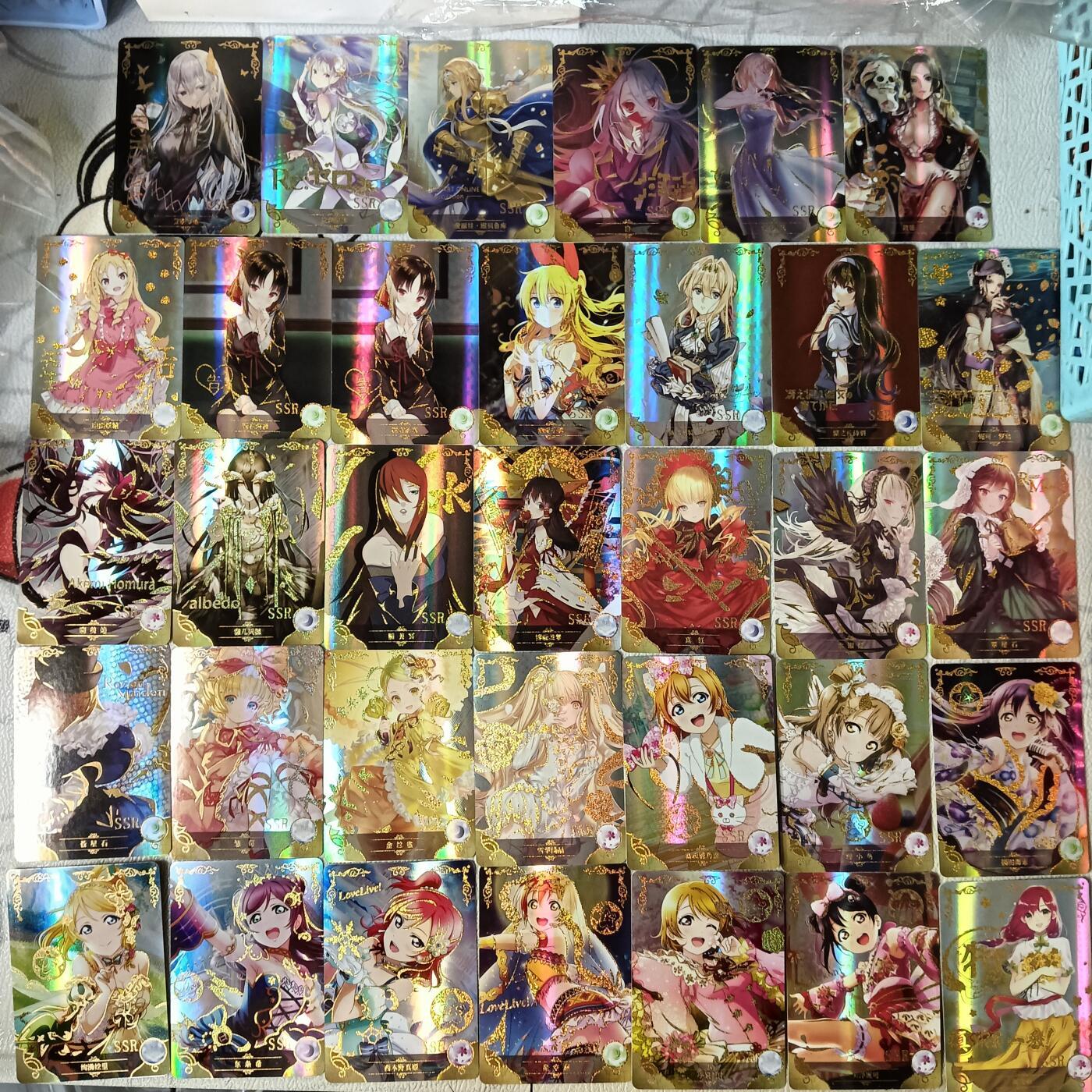 花开卡拍第36期（8月31号周日截拍，品控勿拍!!!拍品不寄存，运费5元，自制卡难免瑕疵，可能存在轻微撞角爆边等出厂瑕疵，品控介意勿拍！）