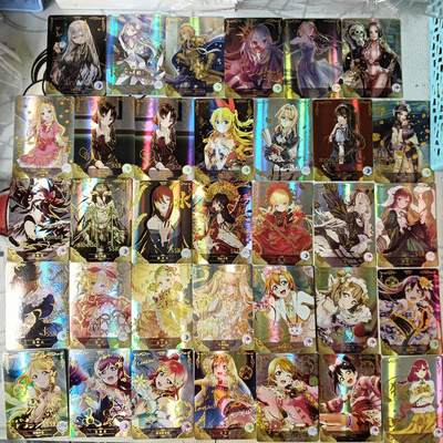 花开卡拍第36期（8月31号周日截拍，品控勿拍!!!拍品不寄存，运费5元，自制卡难免瑕疵，可能存在轻微撞角爆边等出厂瑕疵，品控介意勿拍！） - 小青蛙女神物语，ssr，金沙卡32张