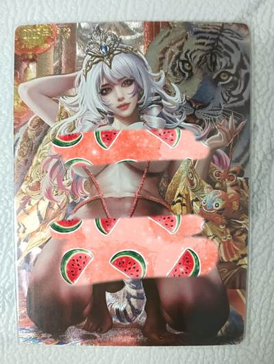 花开卡拍第36期（8月31号周日截拍，品控勿拍!!!拍品不寄存，运费5元，自制卡难免瑕疵，可能存在轻微撞角爆边等出厂瑕疵，品控介意勿拍！） - 卡玩帕克，202501满赠，孙尚香粗闪